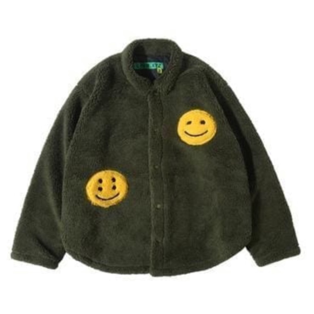 Human Made x CPFM Smiley fleece jacket